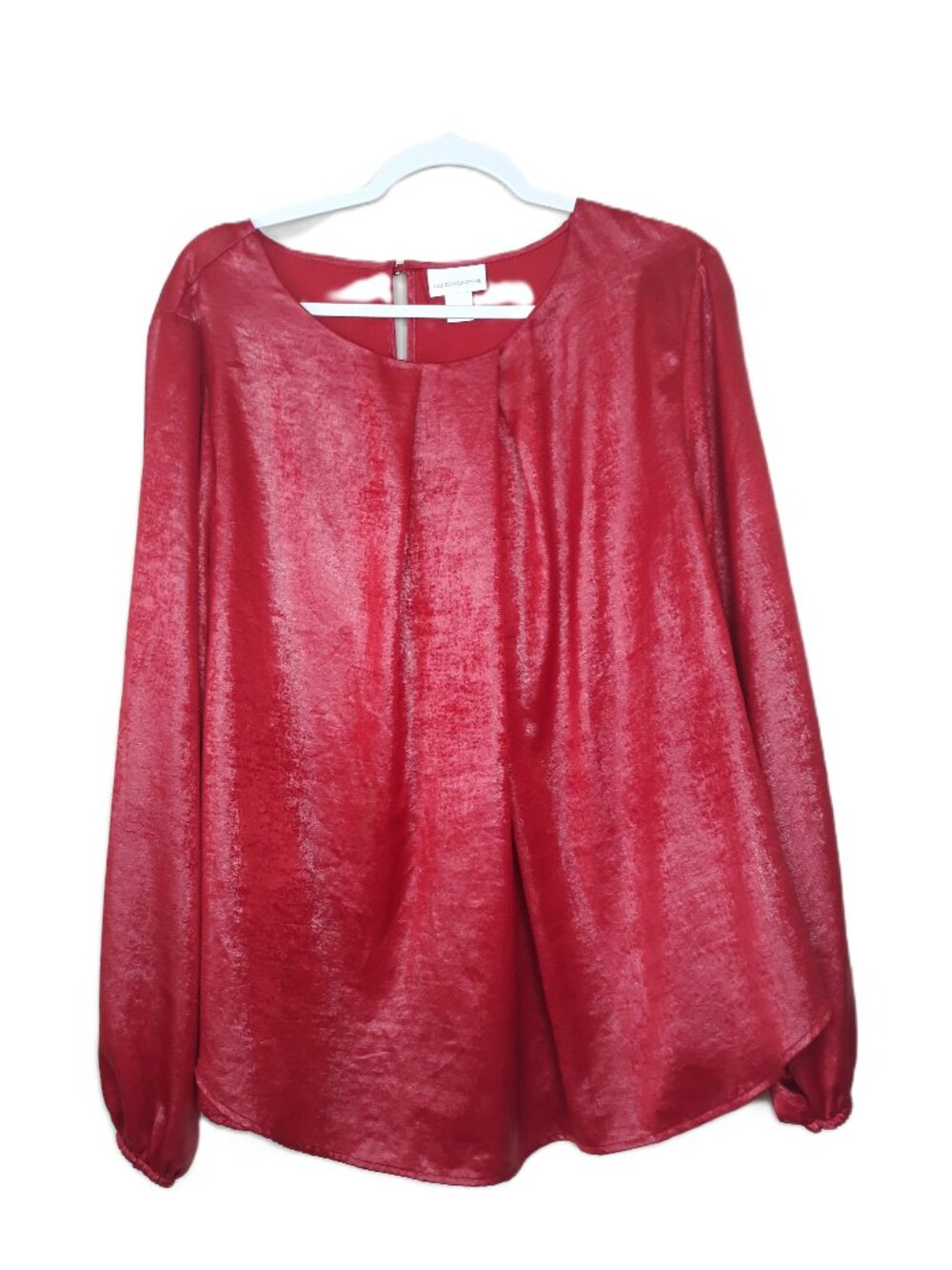 Liz Claiborne Metallic Red Blouse 1X